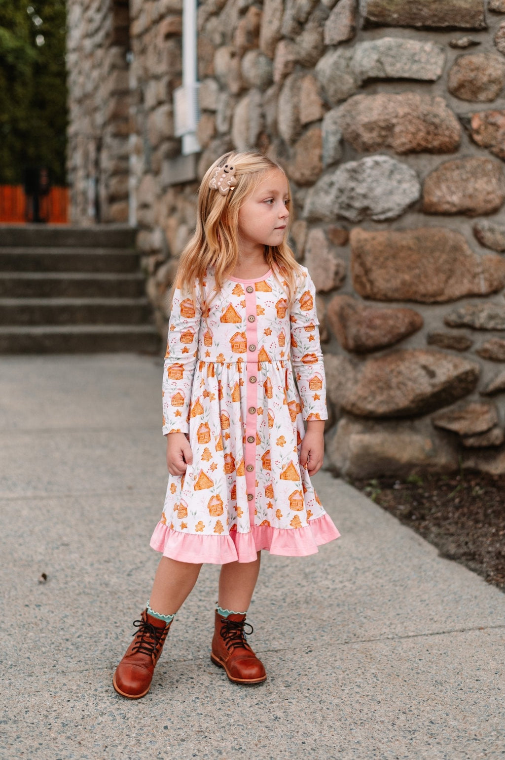 Gingerbread Village Annie Dress