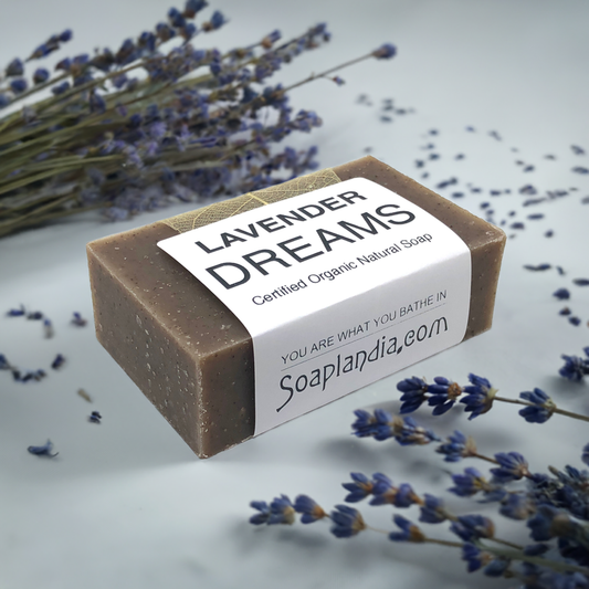 Soaplandia Soap Store Lavender Dreams Bar Soap, Organic