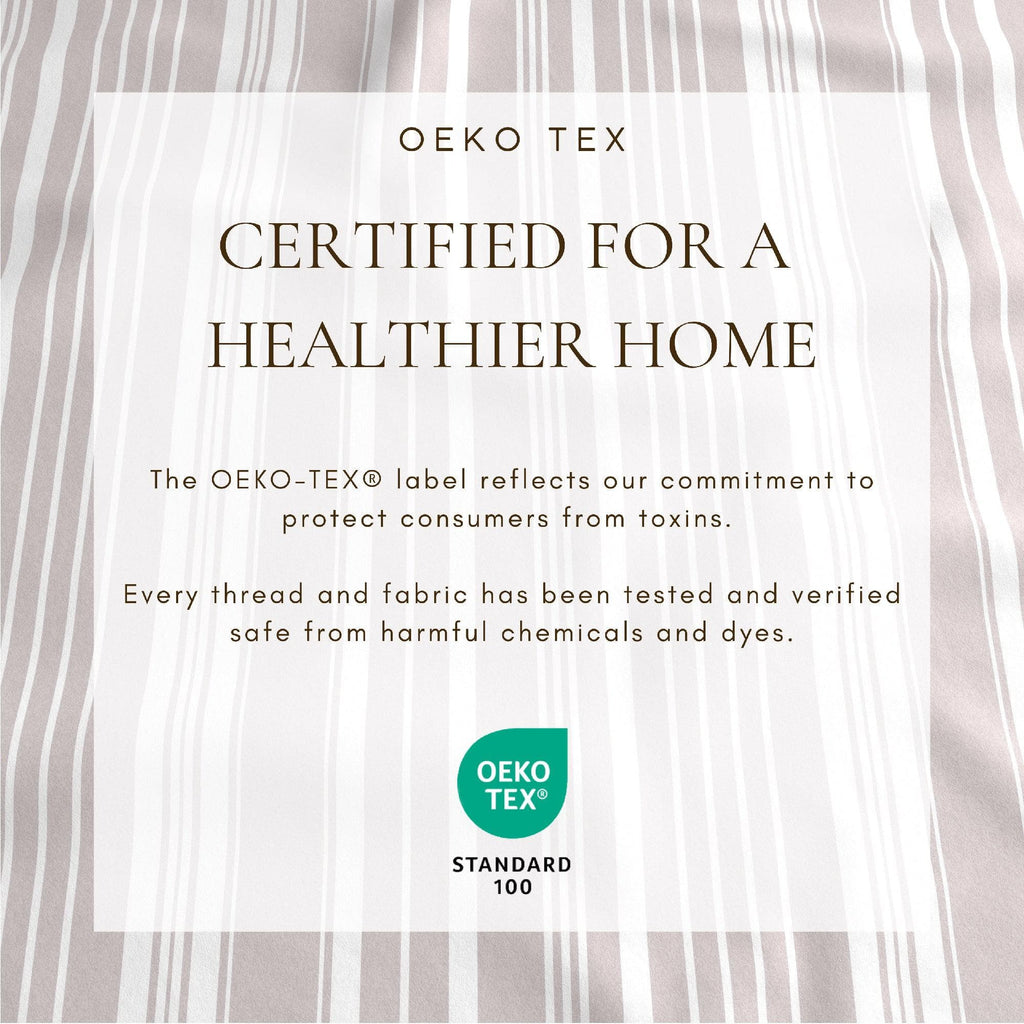 4-Piece Striped Microfiber Sheet Set - Elouise Collection