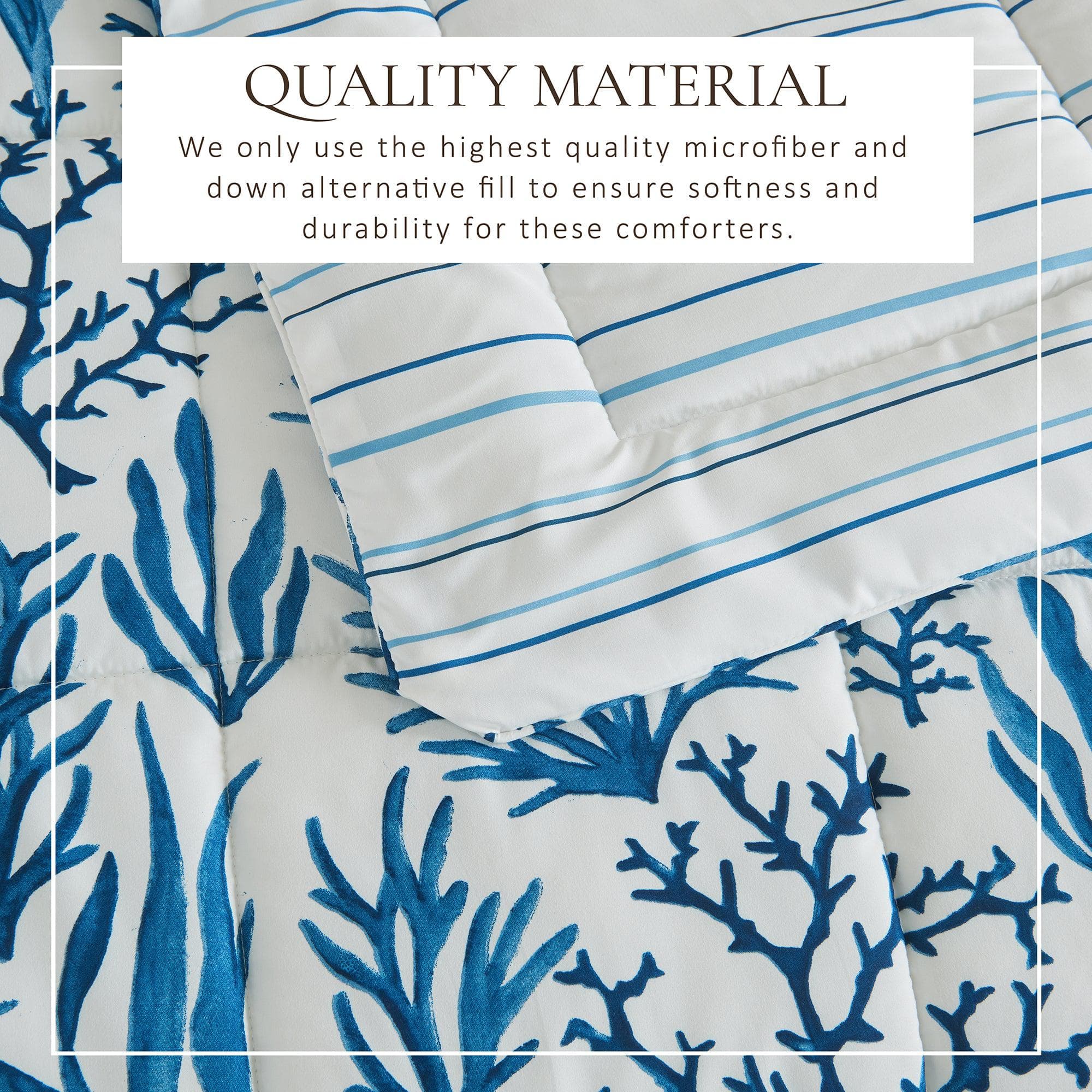 Reversible Comforter Set - Odette Collection