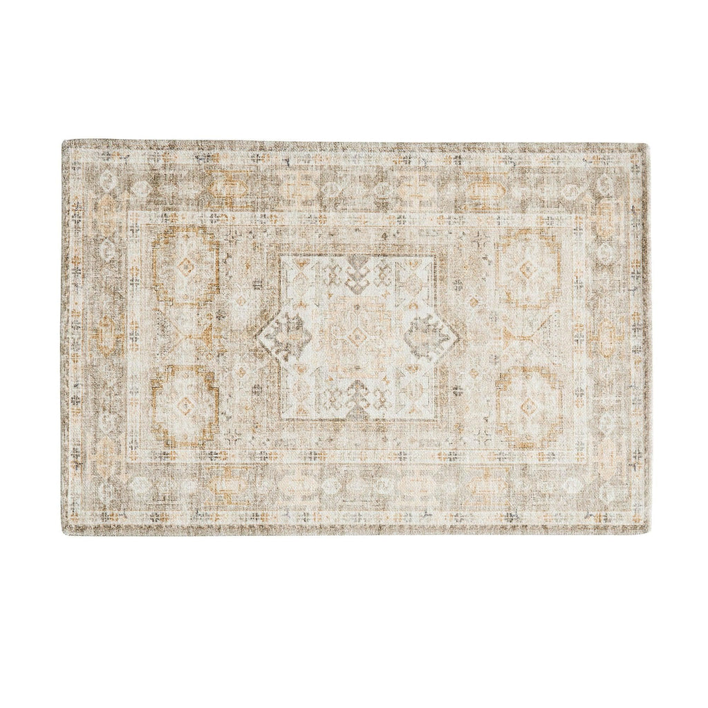 Medallion Machine Washable Accent Area Rug 3' x 5' - Nava Collection