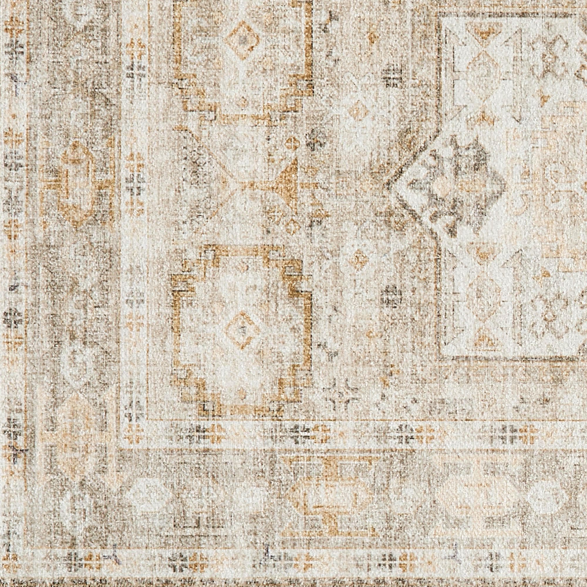 Medallion Machine Washable Accent Area Rug 3' x 5' - Nava Collection