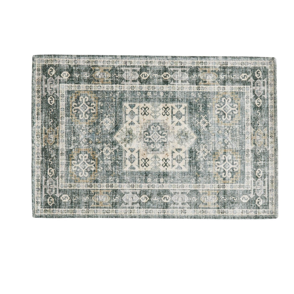 Medallion Machine Washable Accent Area Rug 5' x 7' - Nava Collection