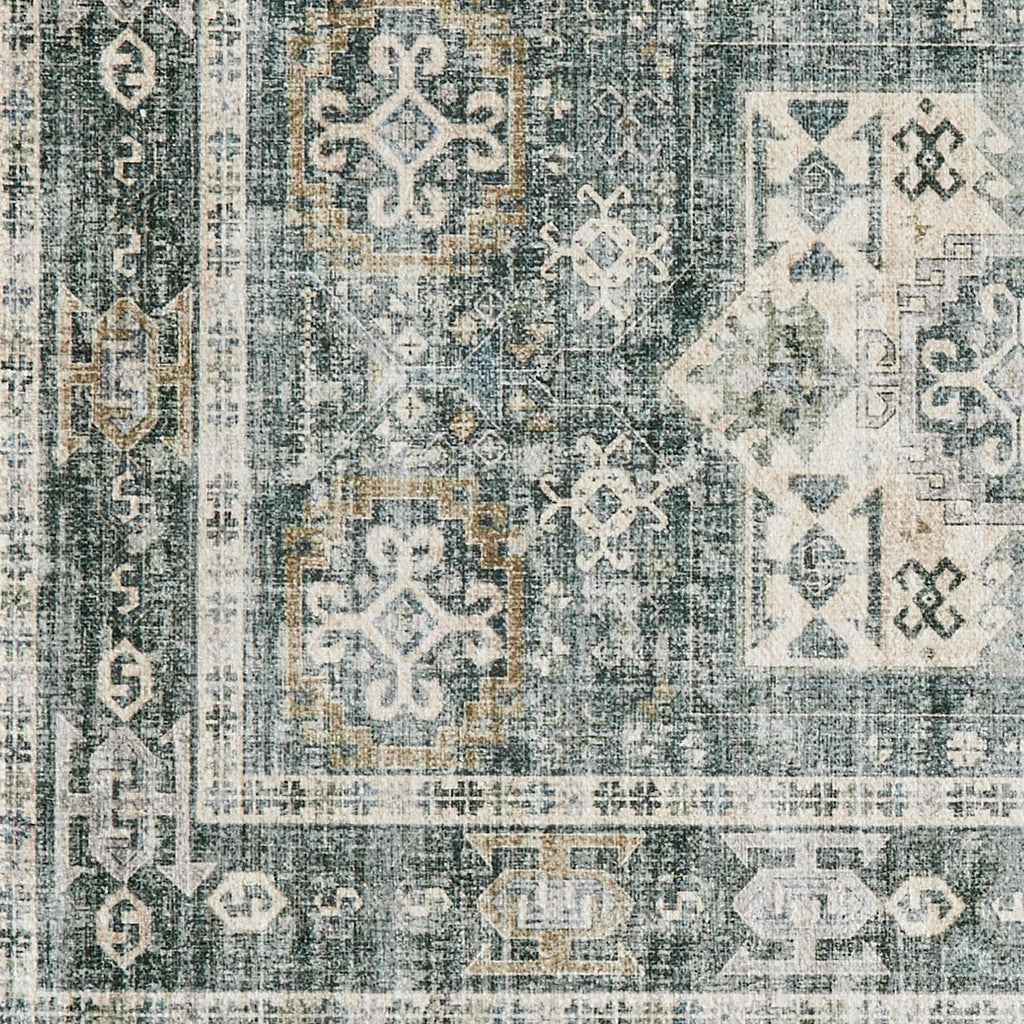 Medallion Machine Washable Accent Area Rug 5' x 7' - Nava Collection