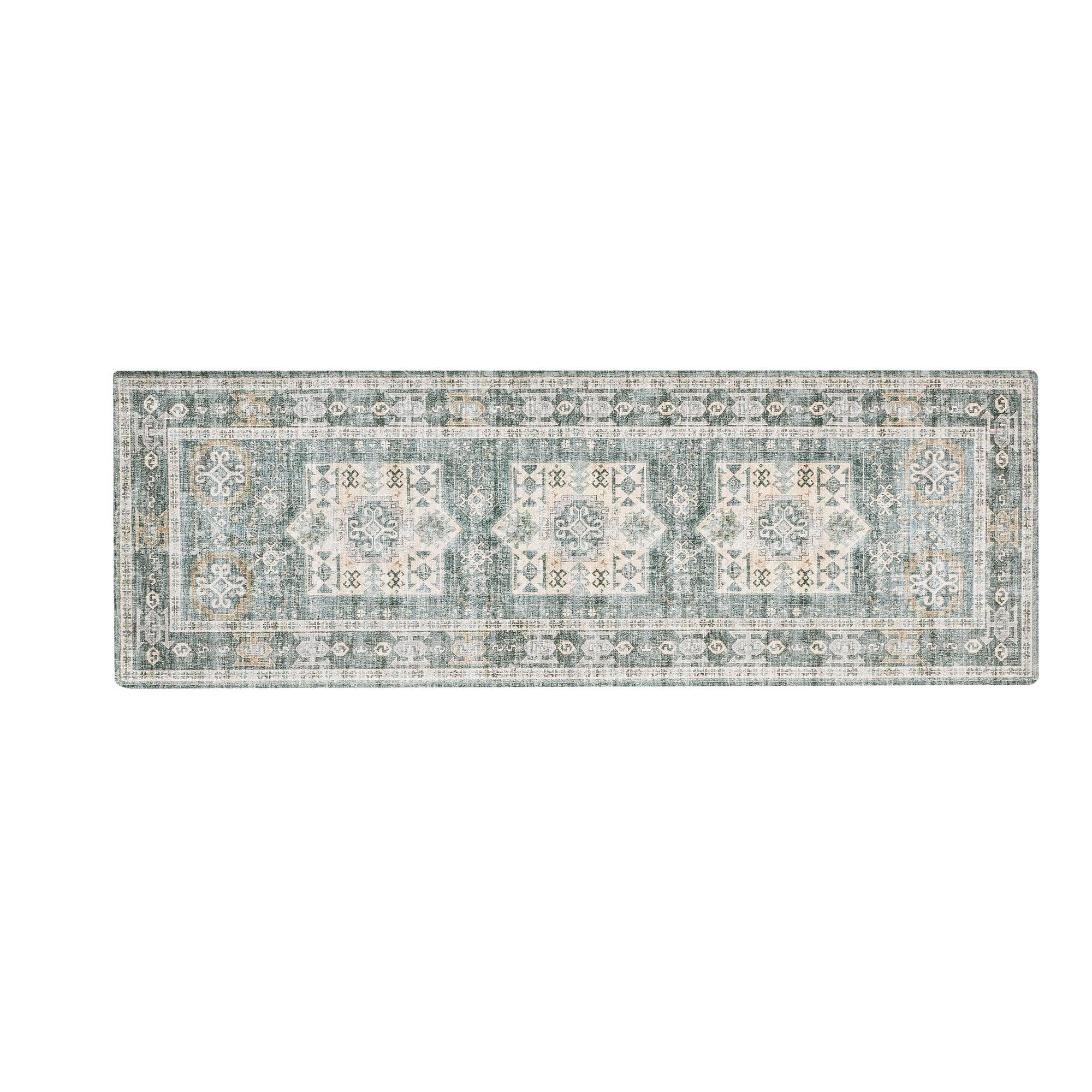 Medallion Machine Washable Accent Runner 2'4" x 7' - Nava Collection