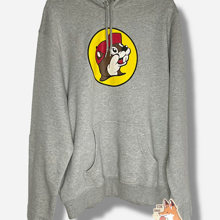 Buc-ee's Grey Hoodie Sweatshirt