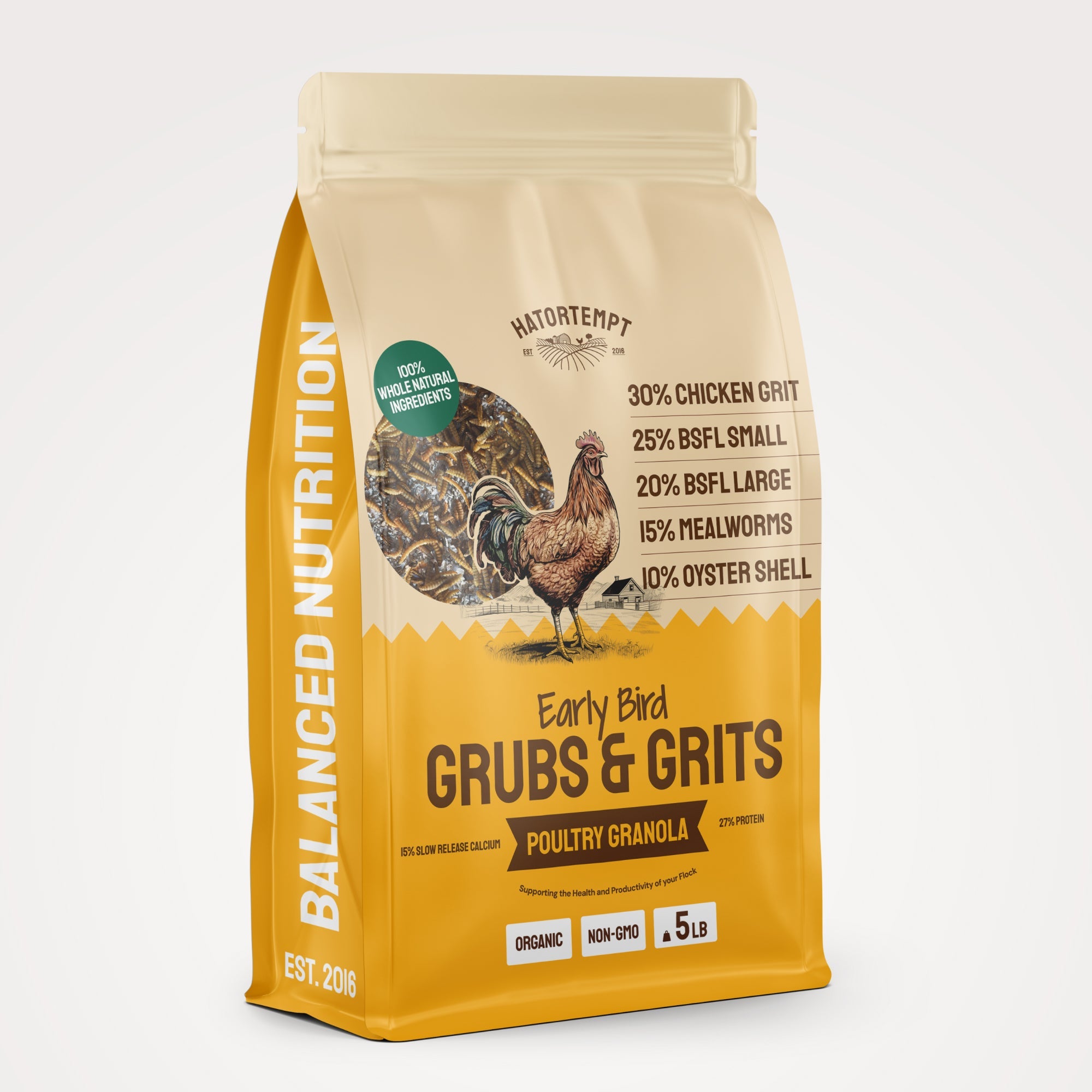 Early Bird Grubs & Grits (Poultry Granola)