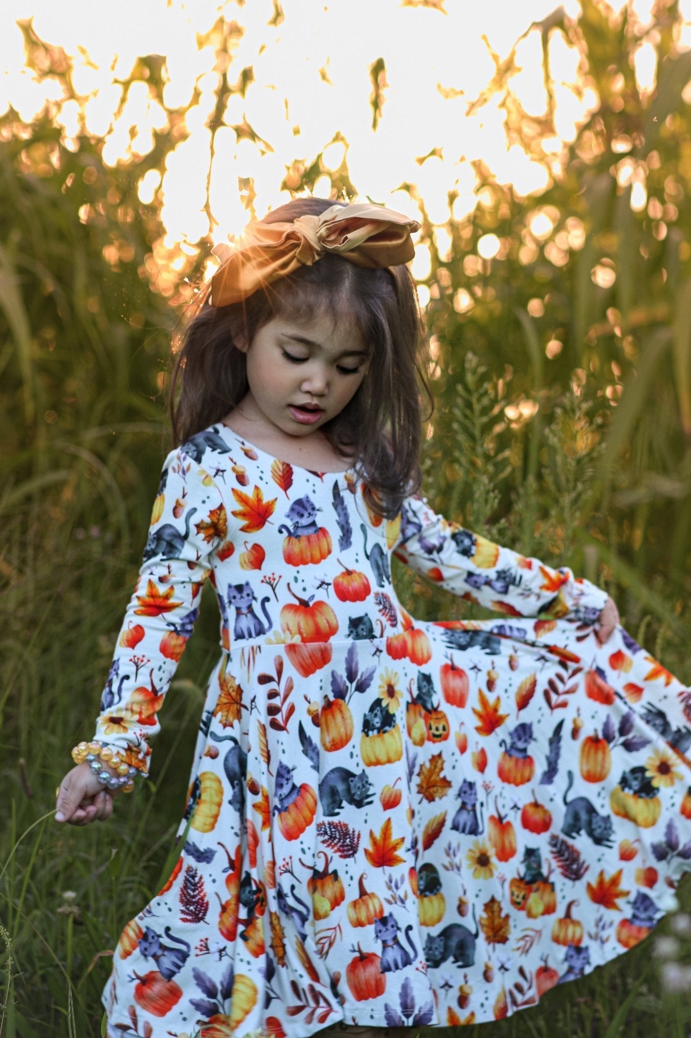Halloween Bamboo Twirl Dress