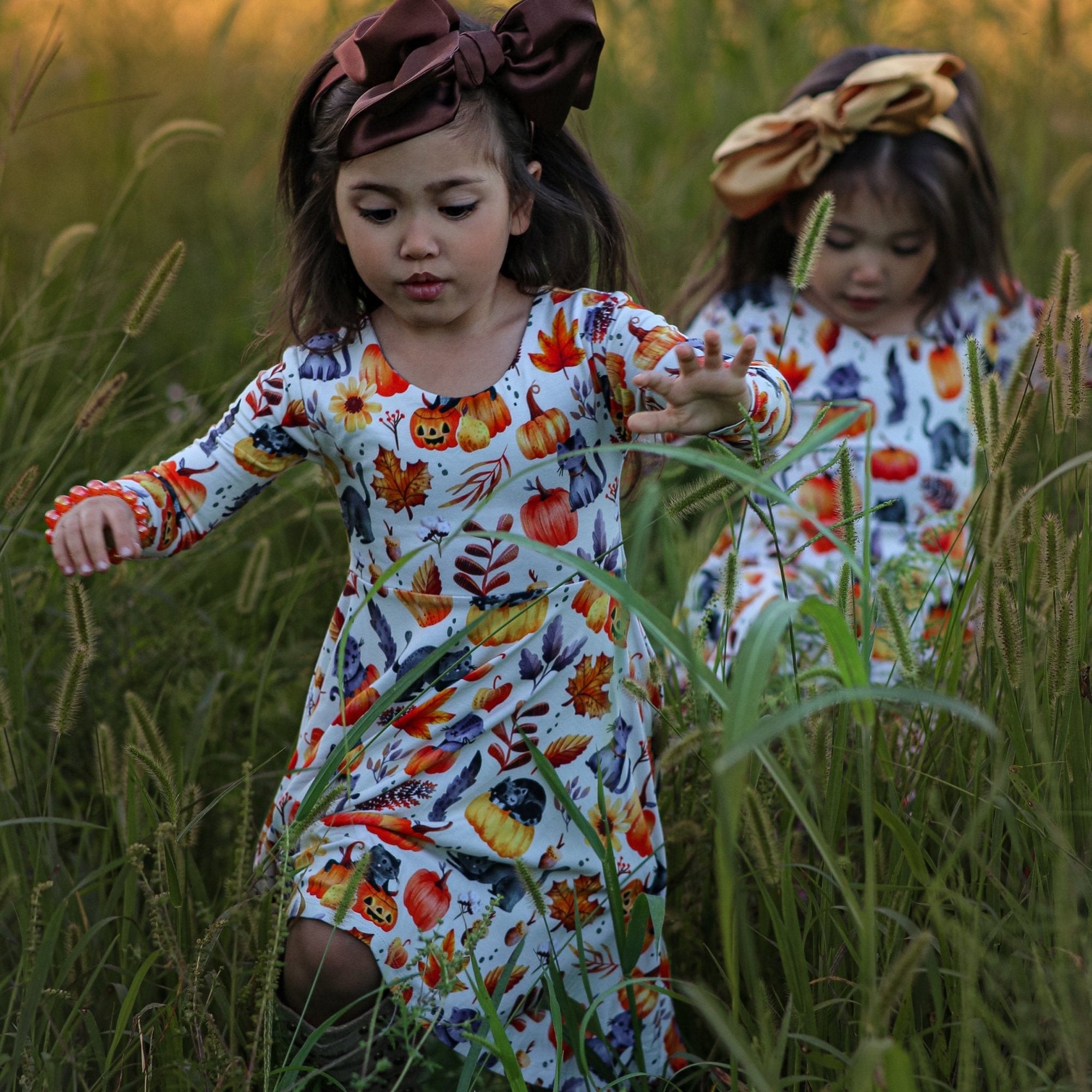 Halloween Bamboo Twirl Dress
