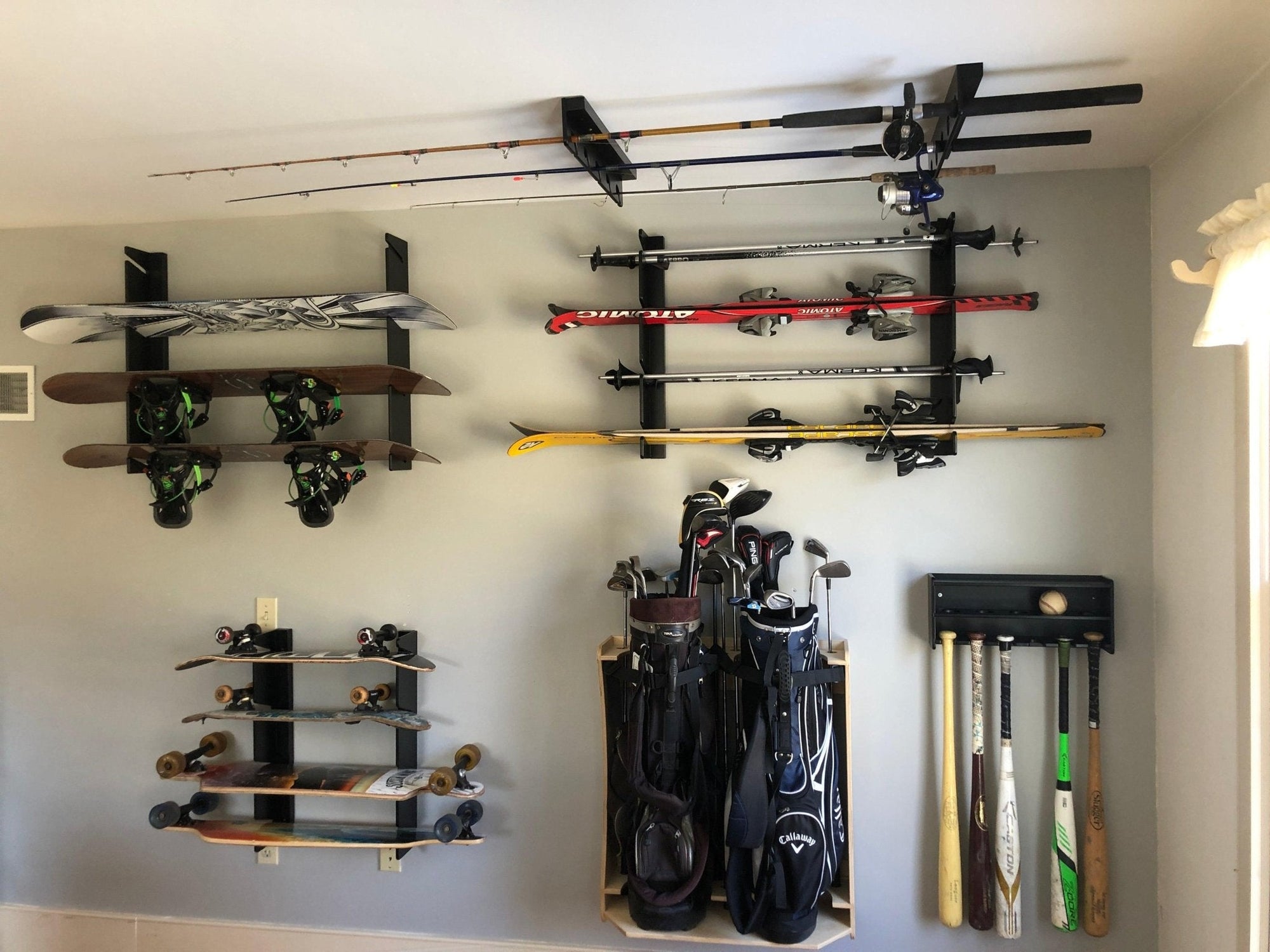 HANGTHIS Up Snowboard Rack, Snow Equipment, Snowboard Storage