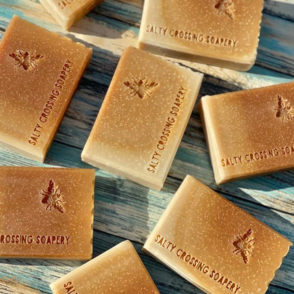 Honey & Oats | Tallow & Goat Milk Artisan Soap | All Natural Bath Bar | Unscented | Handmade in Tennessee