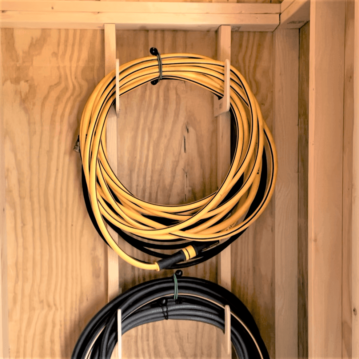 Hose Organizer – Garden Tool Storage Rack for Shed Organization