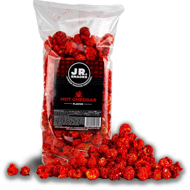 Junior Snacks Co. Hot Cheddar Popcorn