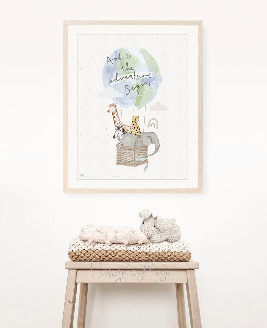 Baby Animals Prints - Luster Paper Nursery Wall Art Prints