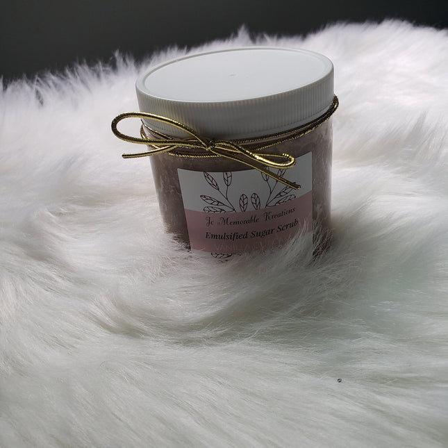 Emulsified Vanilla Cupcake Sugar Scrub