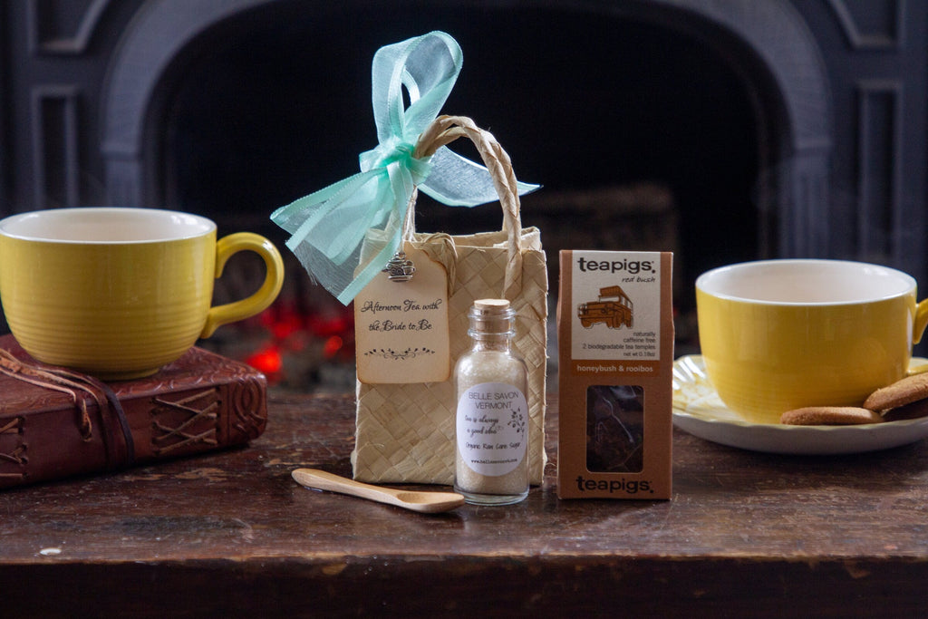 Tea Party Favor with Charm - Tea Party Bridal Shower-Tea Party Baby Shower - Afternoon Tea- Shower-Baby Shower-Belle Savon Vermont