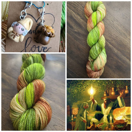 Bah Humbug shawl yarn kit