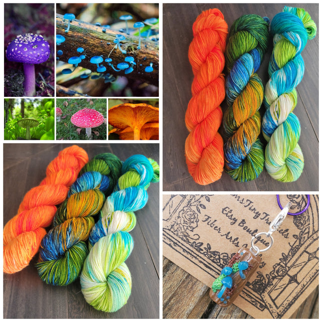 Enchanted Pond 3 skein kit
