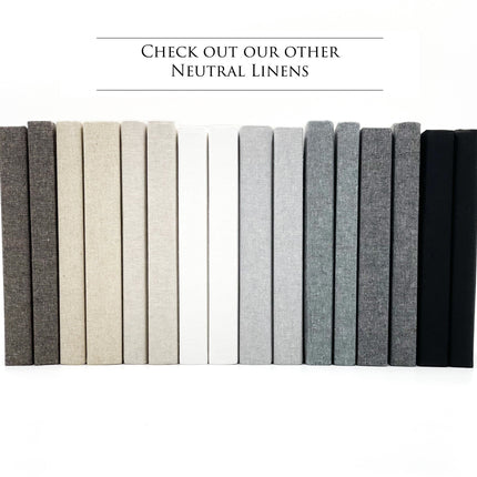 Shale Linen Covered Decorative Books