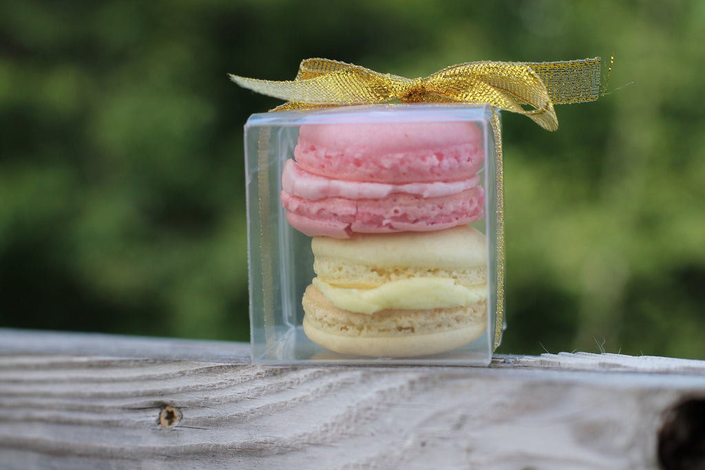 Tea Party Favor-Shortbread/Macaron and Honey-Wedding-Bridal Shower-Baby Shower-Belle Savon Vermont