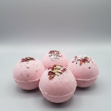 Simply Rose Petal Bath Bomb 4 pcs