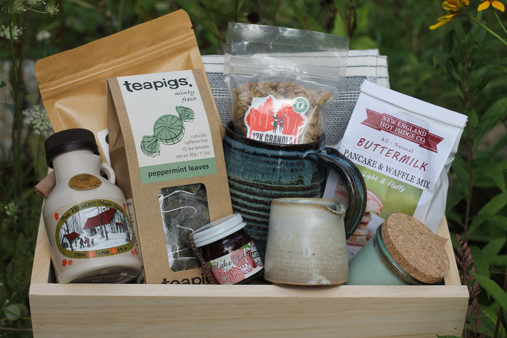Breakfast in Vermont, Artisan Gift Collection, Heirloom Quality Handcrafted Gift Set, Best of Vermont