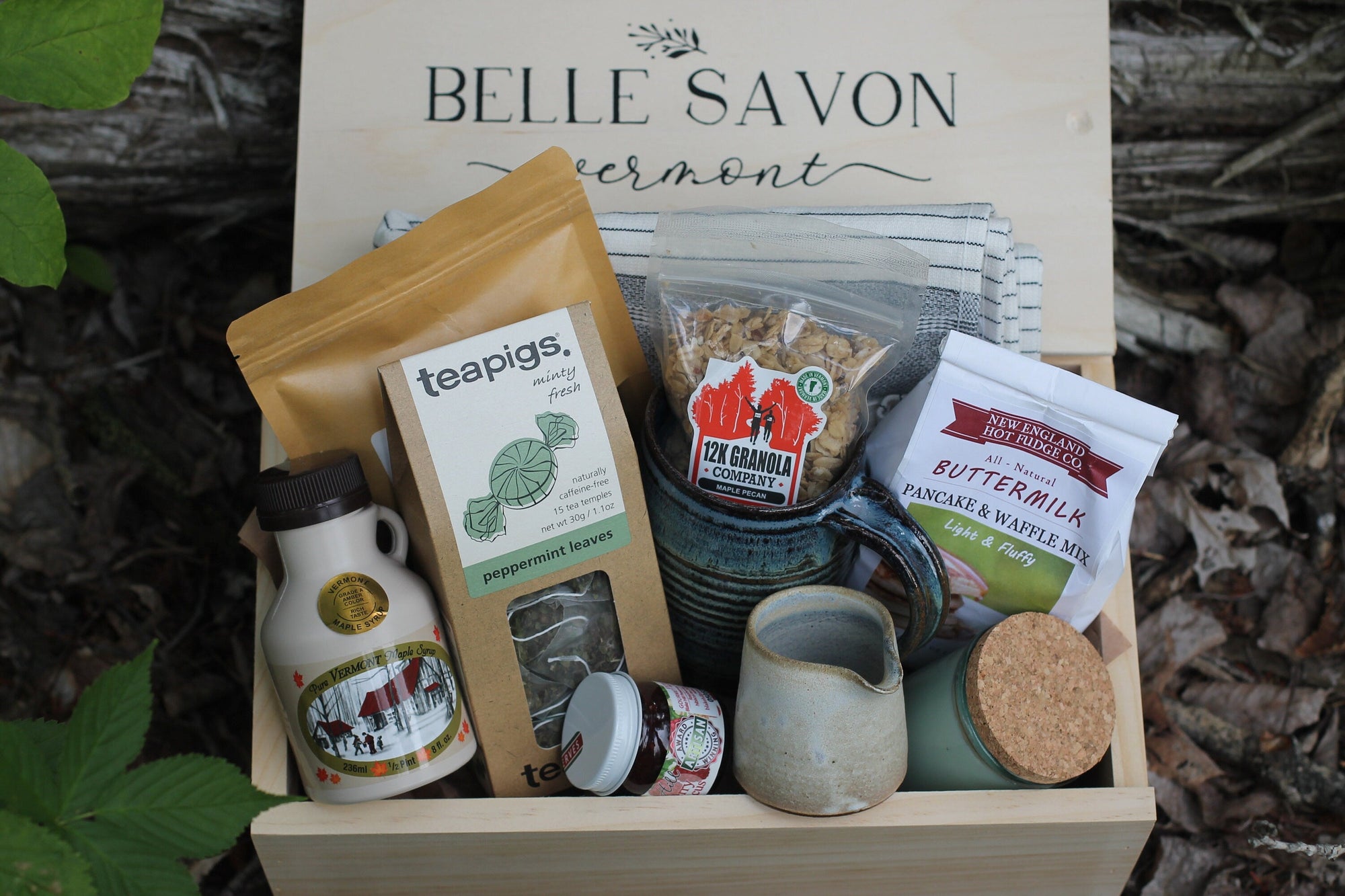 Breakfast in Vermont, Artisan Gift Collection, Heirloom Quality Handcrafted Gift Set, Best of Vermont