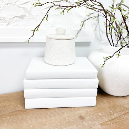 White Decorative Books