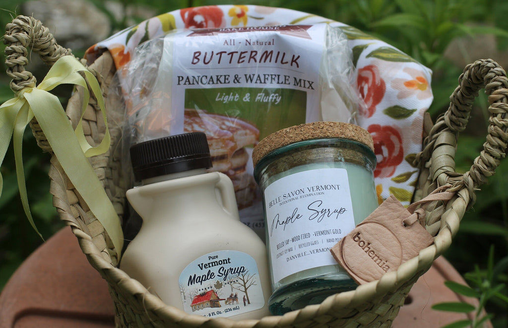 Good Morning Vermont Breakfast Gift Basket- Vermont Gourmet-Vermont Artisan - Vermont Gift Set-Vermont Maple Gift