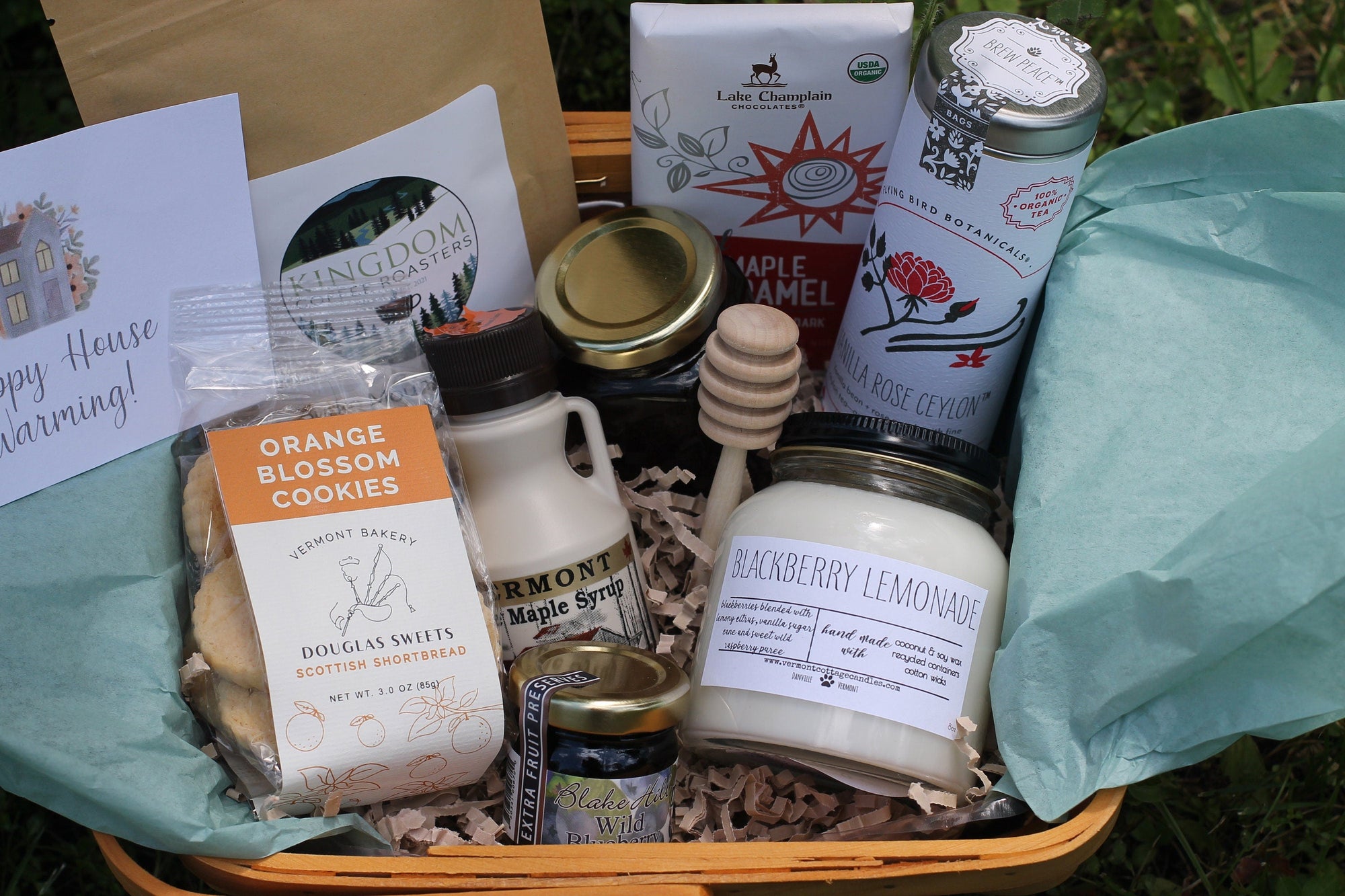 Vermont Care Package Gift Basket - Vermont Gourmet-Vermont Artisan - Vermont Gift -Vermont Maple Gift-Best of Vermont-Love from Vermont
