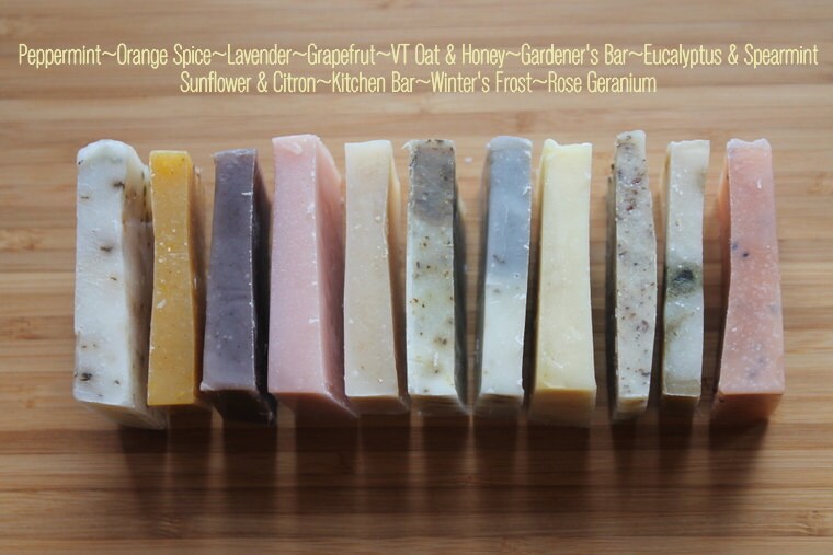 Belle Savon Vermont Artisan Soap Gift Set in VT Wooden Box