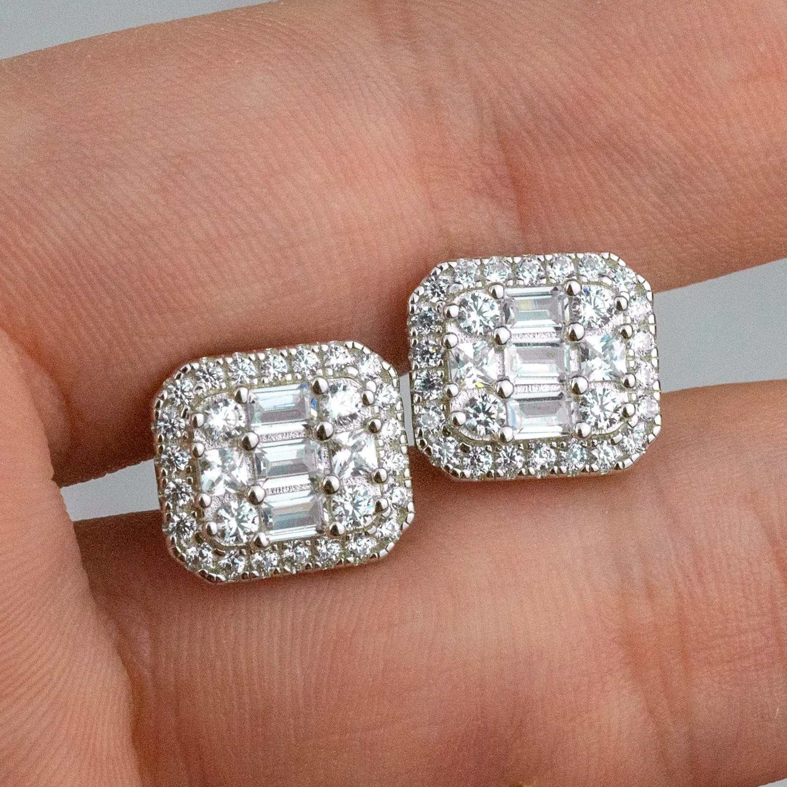 Baguette Stud Earrings