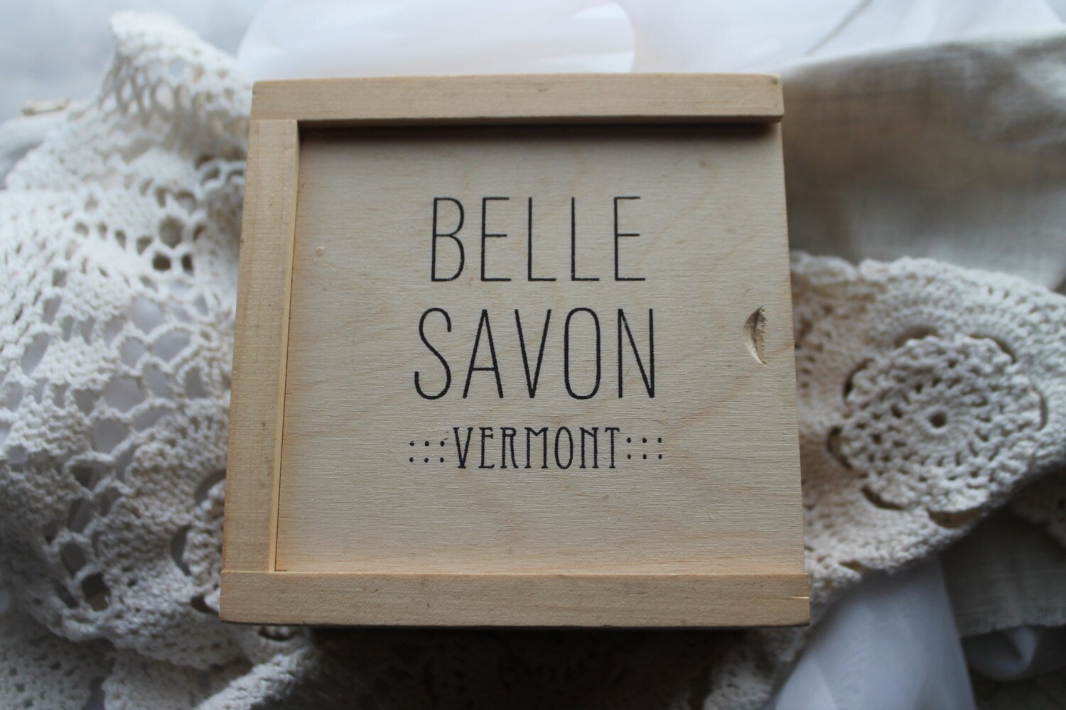 Artisan Soap and Soy Candle Gift Set in Vermont Wooden Box -Bridal Party-Hostess Gift