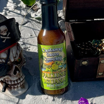 Falling Iguana — Castaway Sauce Company
