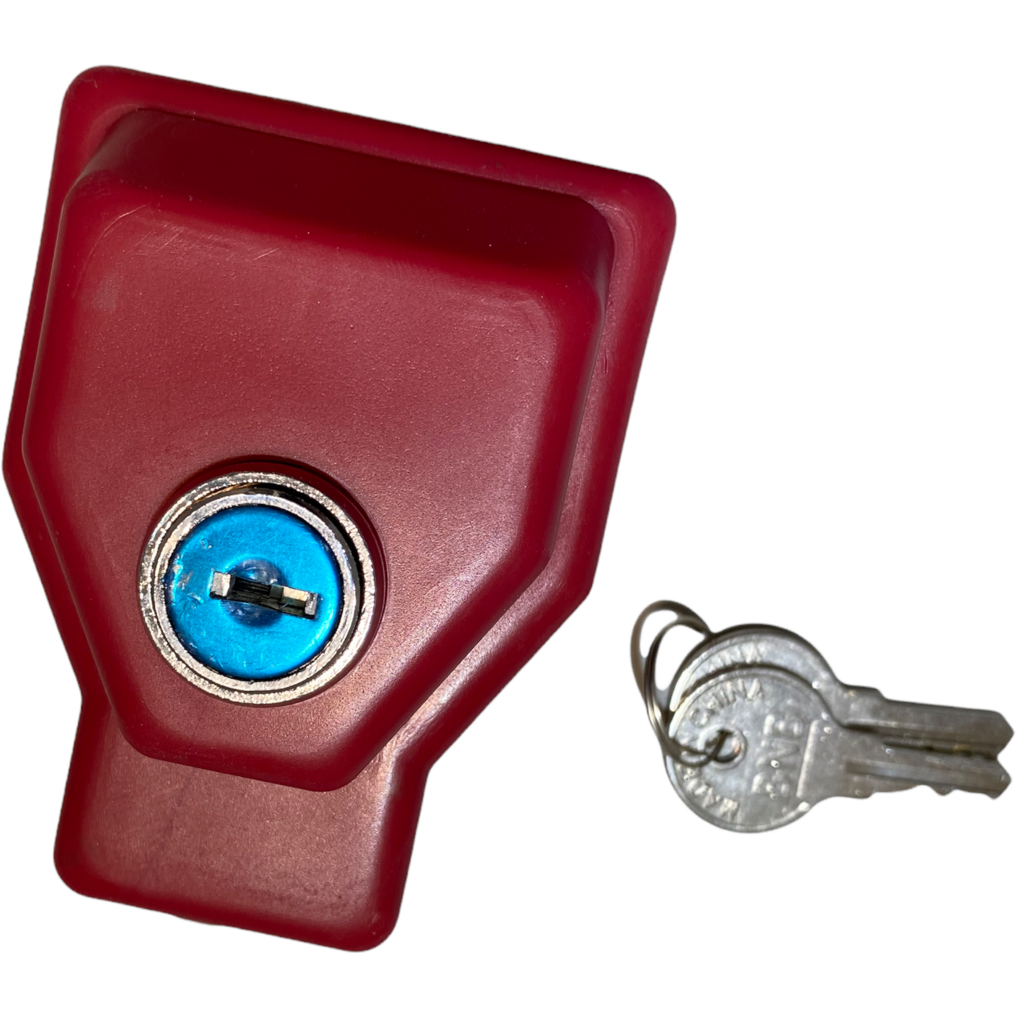 Red Random Keyed Gladhand Lock 2 Pack | GHL50030