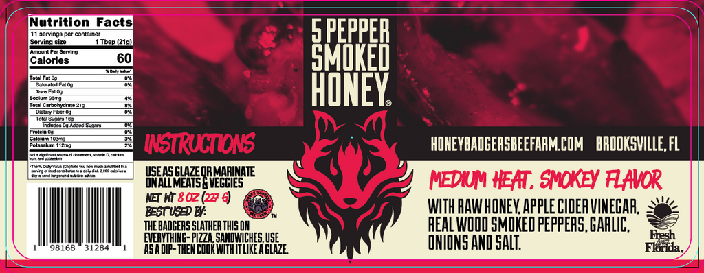 5 - Pepper Smoked Hot Honey