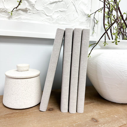 Skinny Fabric Covered Books