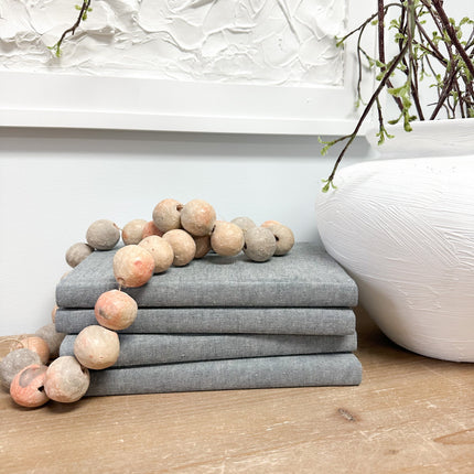 Skinny Fabric Covered Books