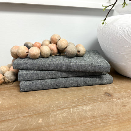 Skinny Fabric Covered Books