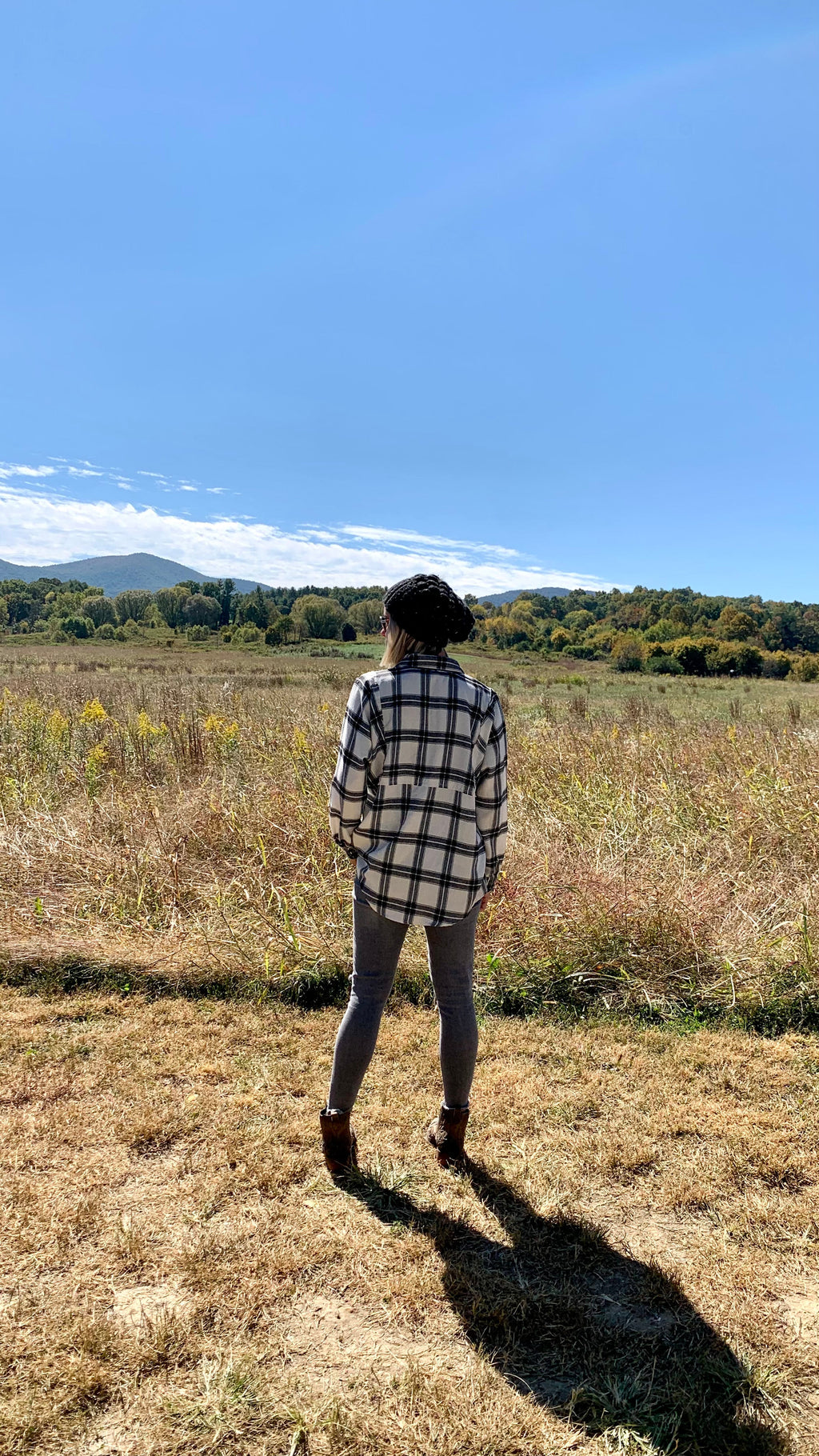 Crochet Slouch Hat | Black Speckle Slouchy Beanie