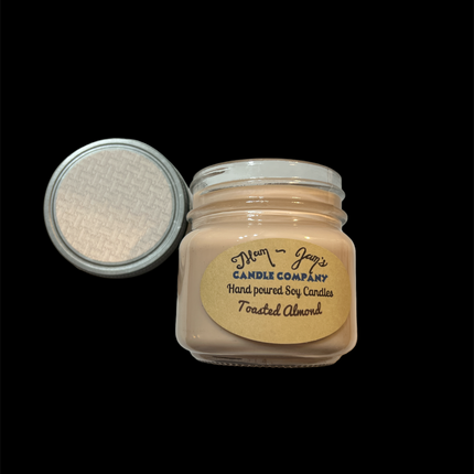 Toasted Almond Soy Candle – Warm & Nutty Comfort Scent | Mam Jam’s