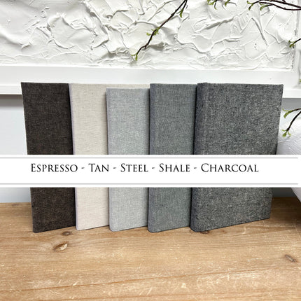 Skinny Fabric Covered Books