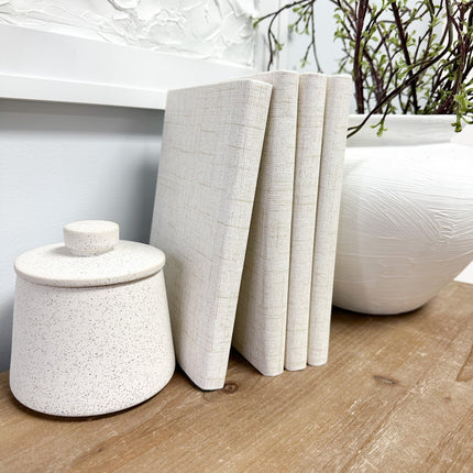 Skinny Fabric Covered Books