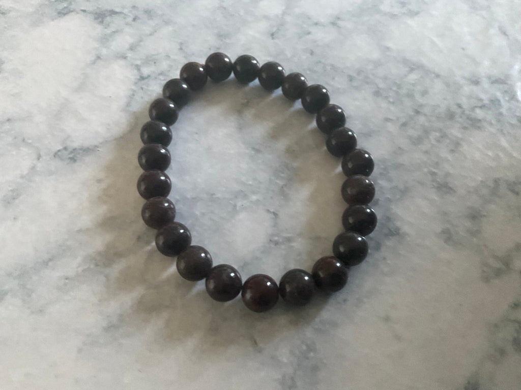 Natural Tiger Iron Bracelet for Strength and Protection