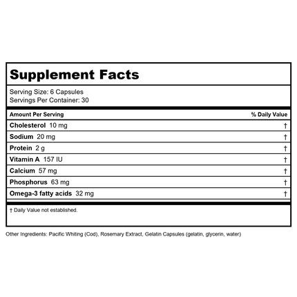 Proper Nutrition - Seacure Hydrolyzed White Fish 500 mg. - 180 Capsules