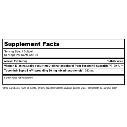 Life Extension - Super-Absorbable Tocotrienols - 60 Gels (Pack of 3)