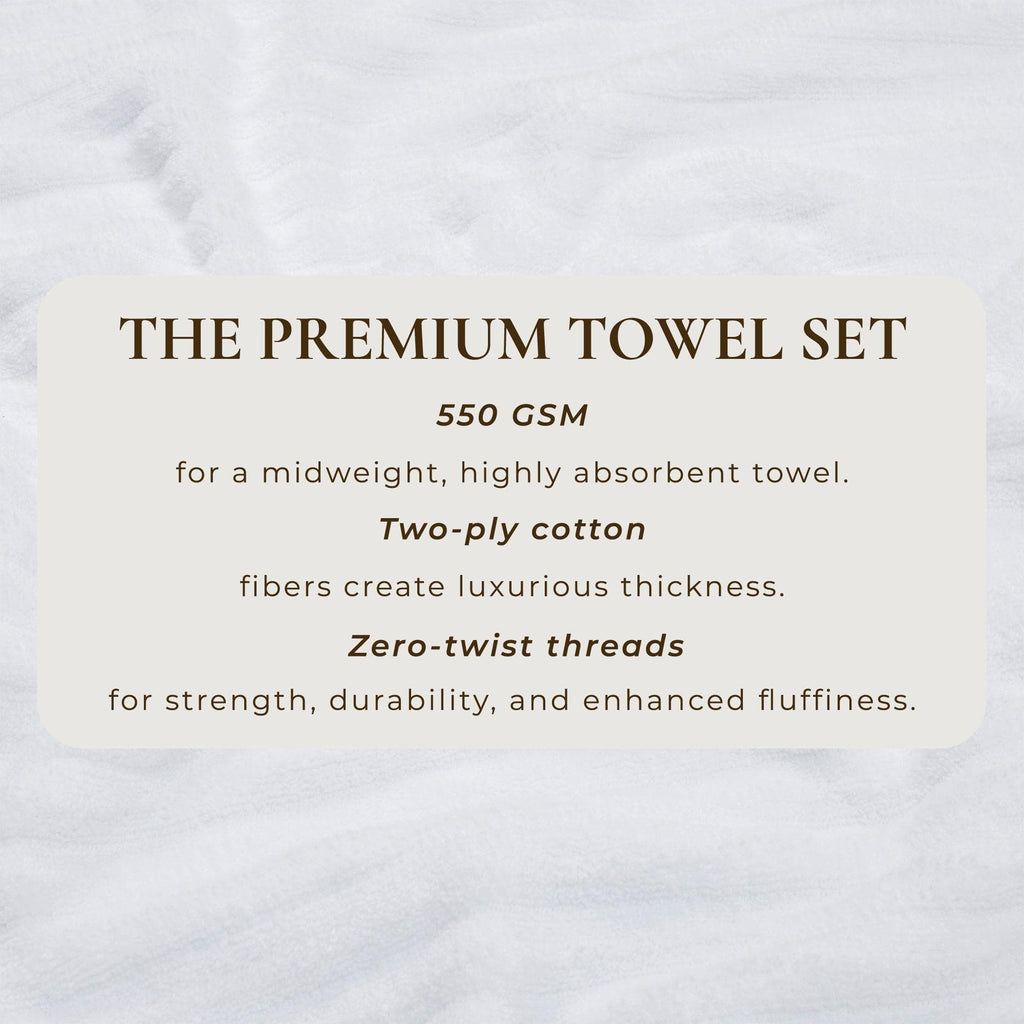 Luxury Cotton Towels - Karina Collection