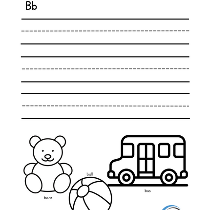 Handwriting Practice and Coloring Book - Printable!