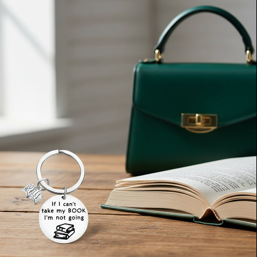 Book Lover Keychain Gift (see bulk rate)