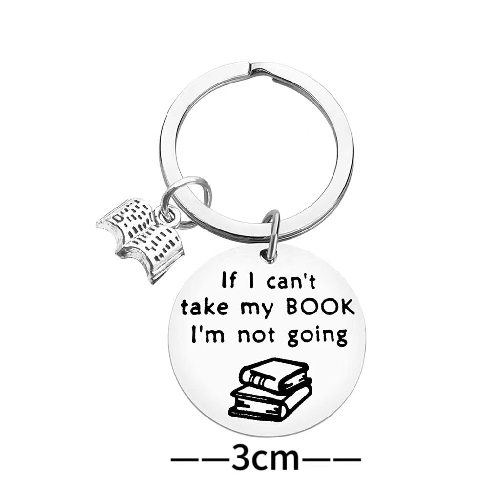 Book Lover Keychain Gift (see bulk rate)